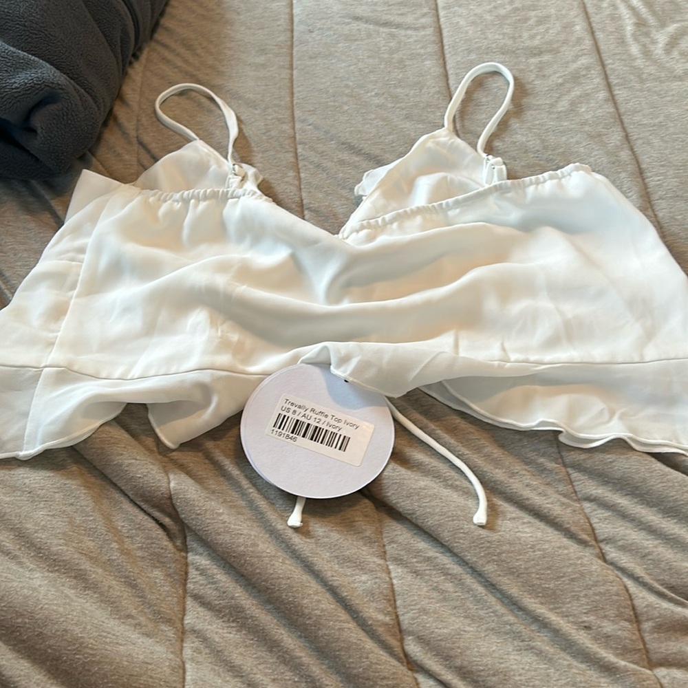 Trevally ruffle top